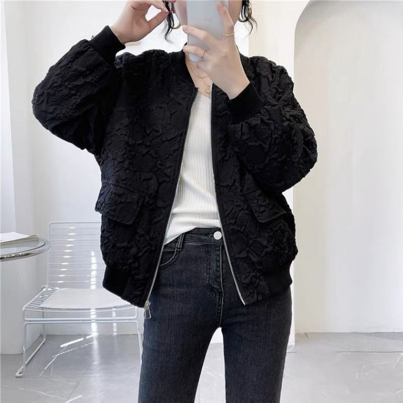 Women's Short Baseball Uniform Women's Jacket Casual Jacket Western Style