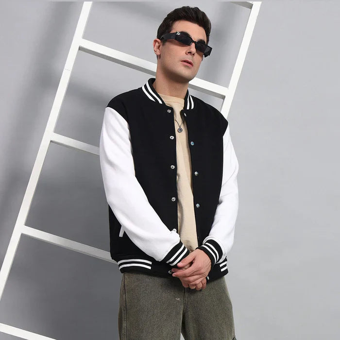 BLACK VARSITY JACKET